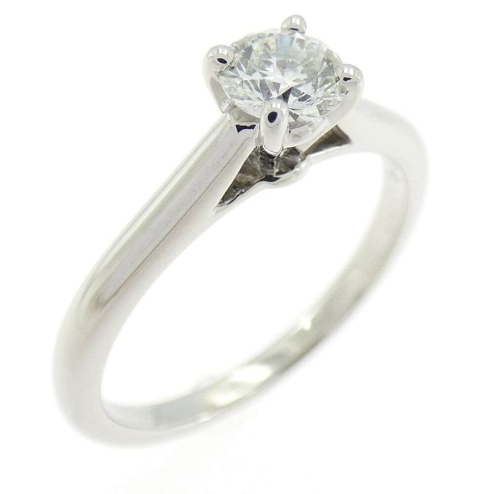 Cartier 1895 Solitaire Platinum Ring Size 9